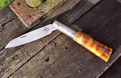 Navaja boj ahumado, al carbono 8,5 cm